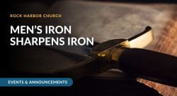Men’s Iron Sharpens Iron